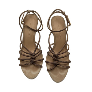 Veronica Beard Strappy Sand Topaz Aneesha Sandals Size 8 US / 38 EU