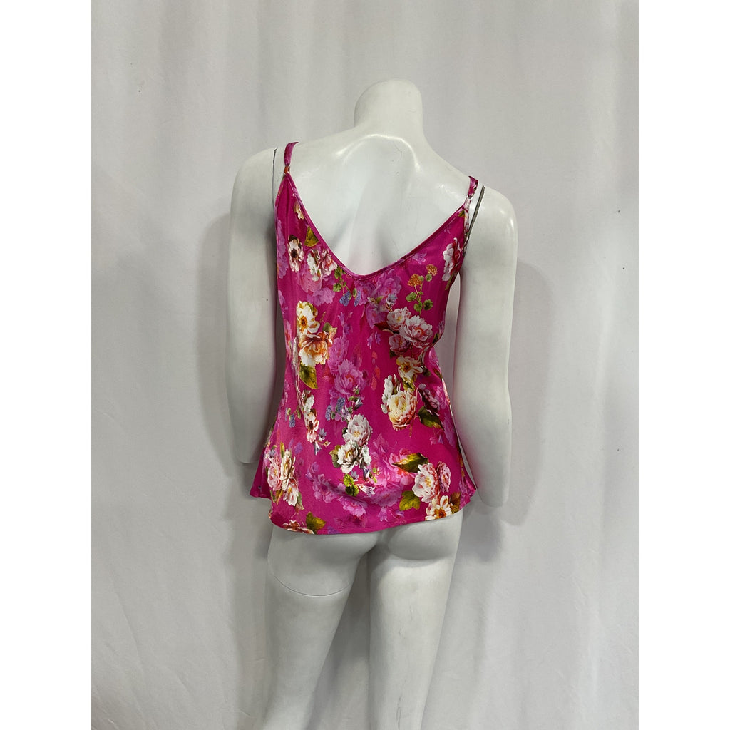 L'Agence 'Lexi' Pink Satin Camisole Top Size XS