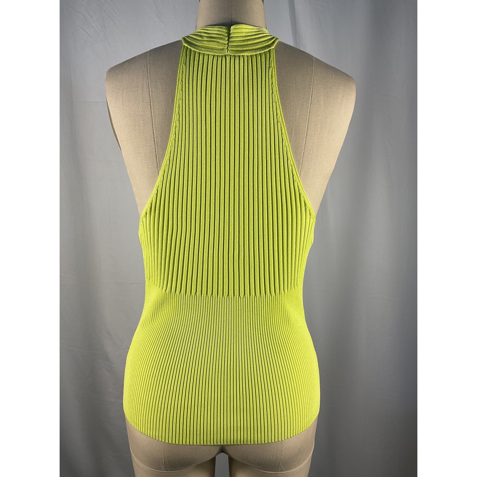 Jonathan Simkhai 'Andrea' Green Rayon Tank Top Size S