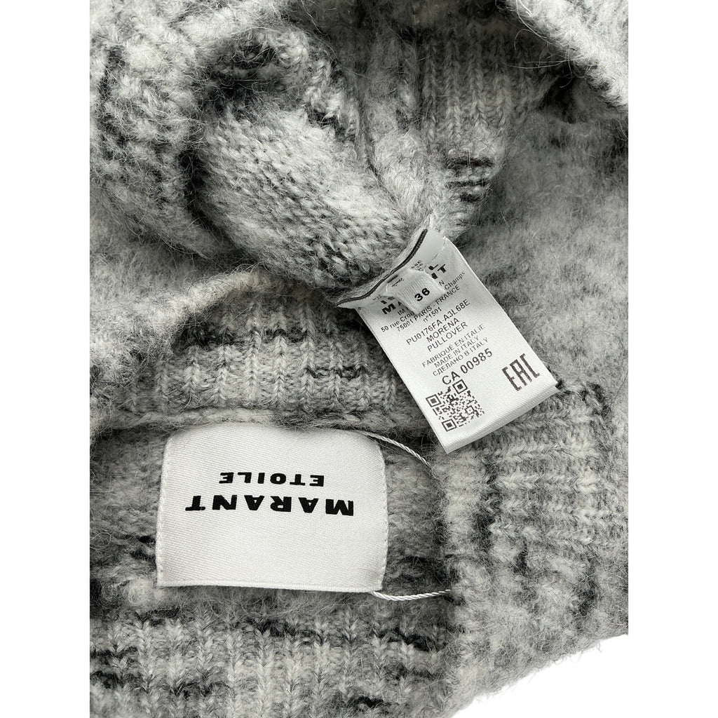 Isabel Marant 'Morena' Grey Acrylic Sweater Size 36