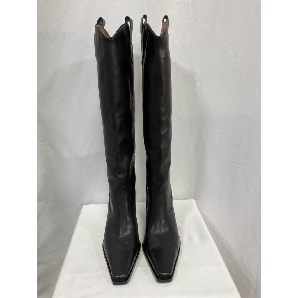 Alias Mae 'Jinny' Black Leather Knee High Boot Size 11