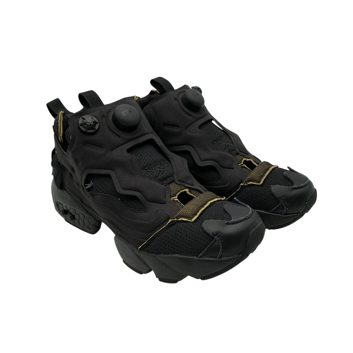 Maison Margiela Sleek Black Instapump Fury Memory Of Sneakers Size 5.5