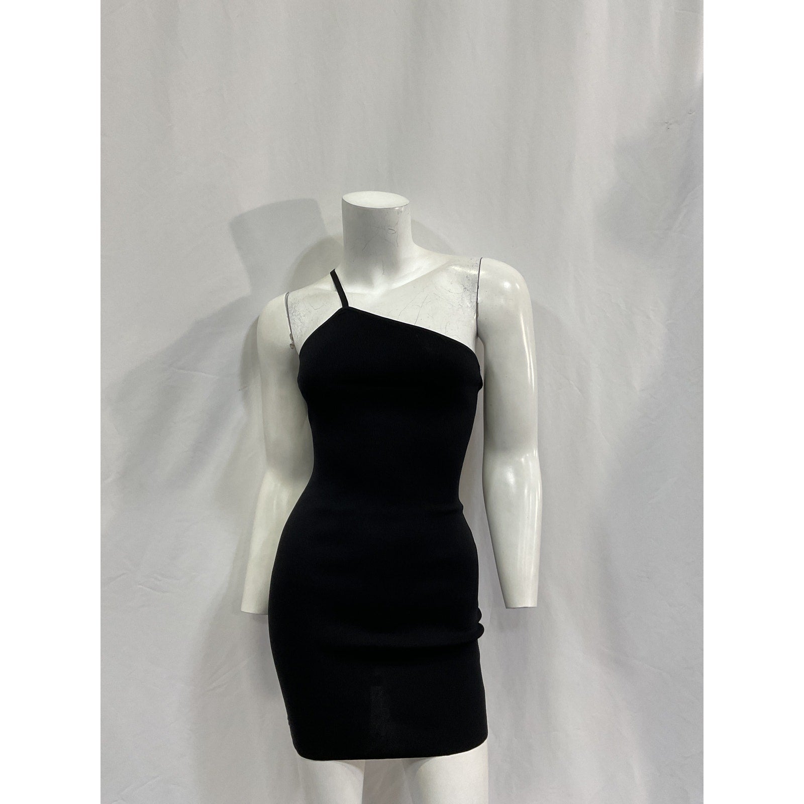 Atoir X 'Lara Worthington' Black Viscose Mini Dress Size S