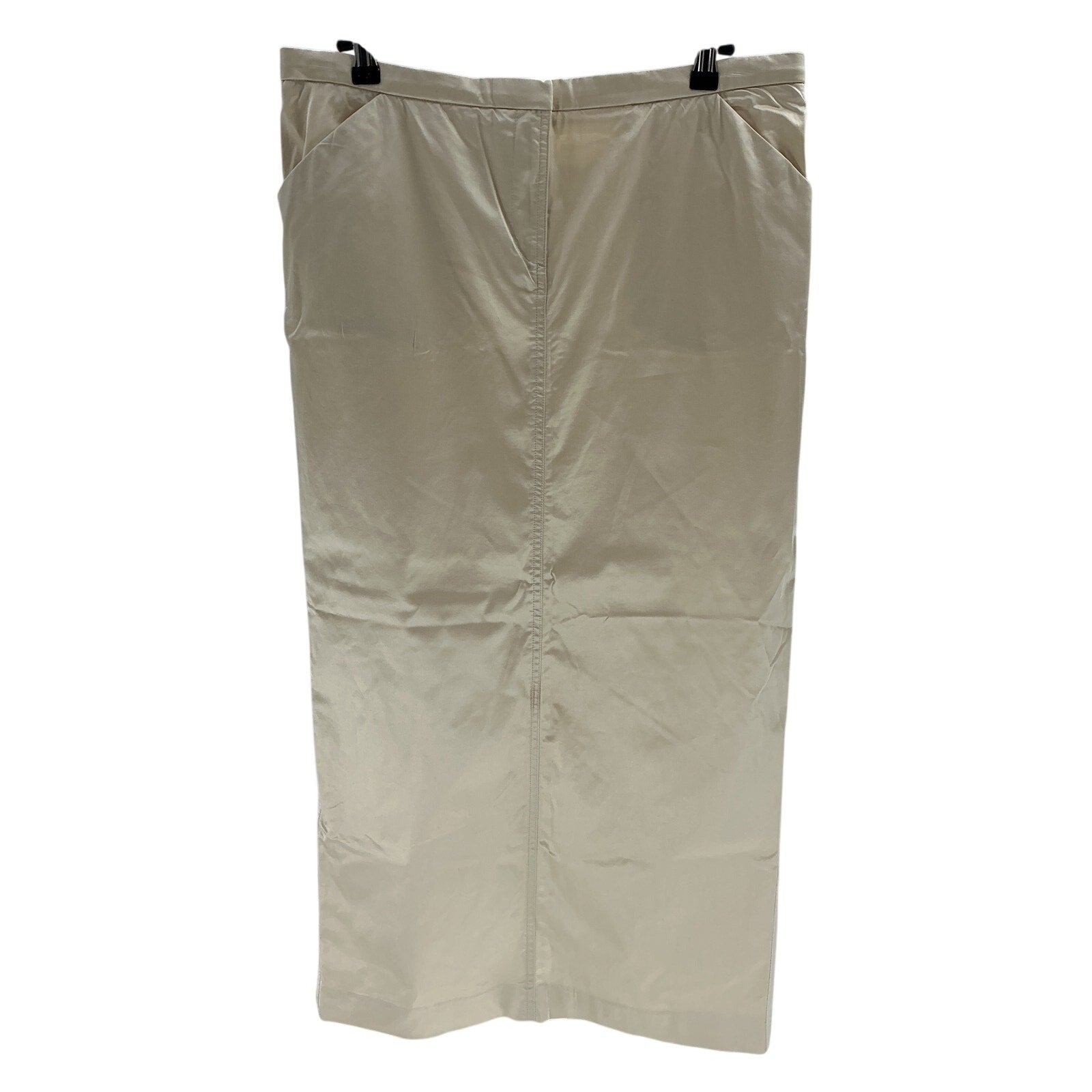 Toteme Beige Cotton-Blend Mid-Rise Maxi Skirt Size 40 / 8