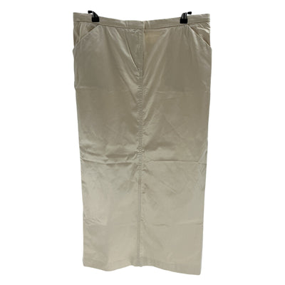 Toteme Beige Cotton-Blend Mid-Rise Maxi Skirt Size 40 / 8