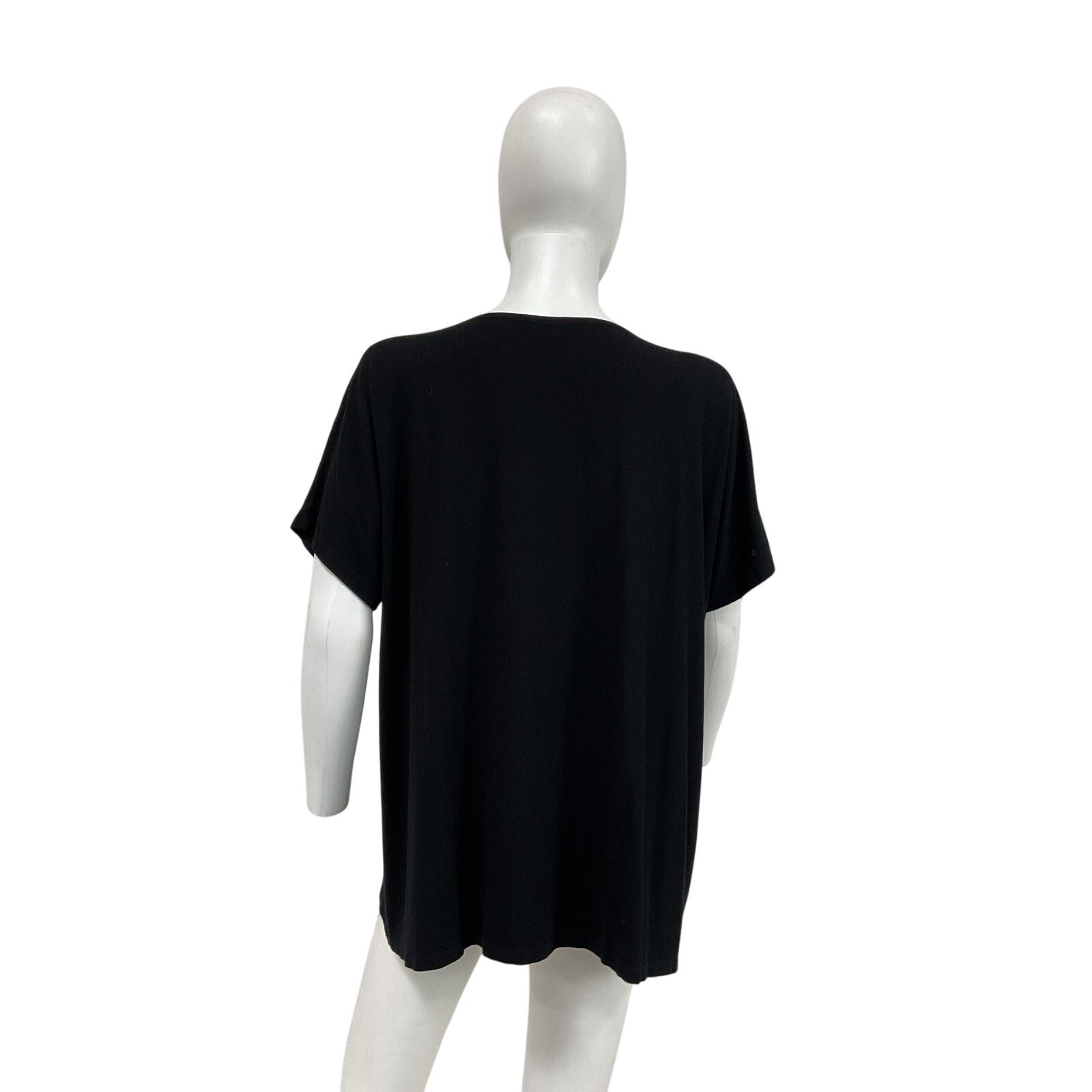 Hatch 'The Perfect' Black Polyester Vee Top Size 2