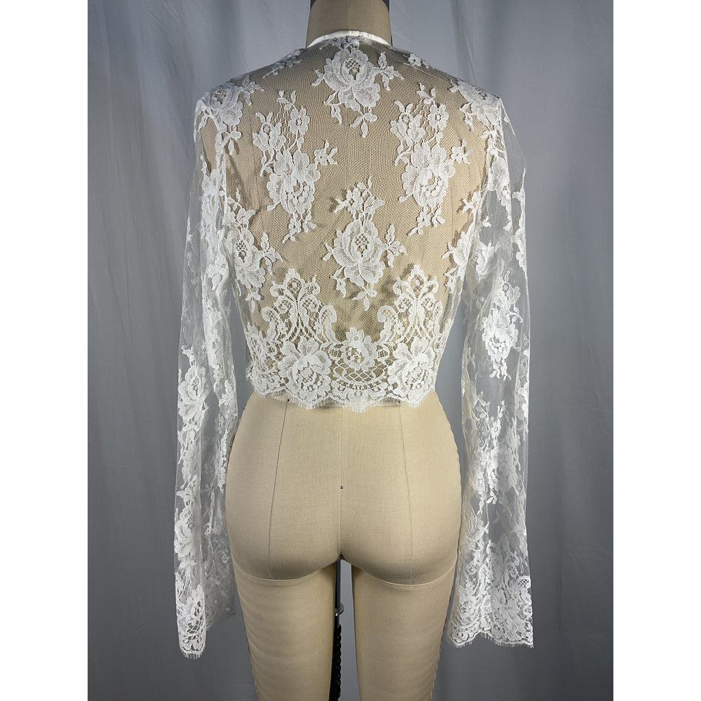 Mirror Palais 'Marilyn' White Cardigan Size XS