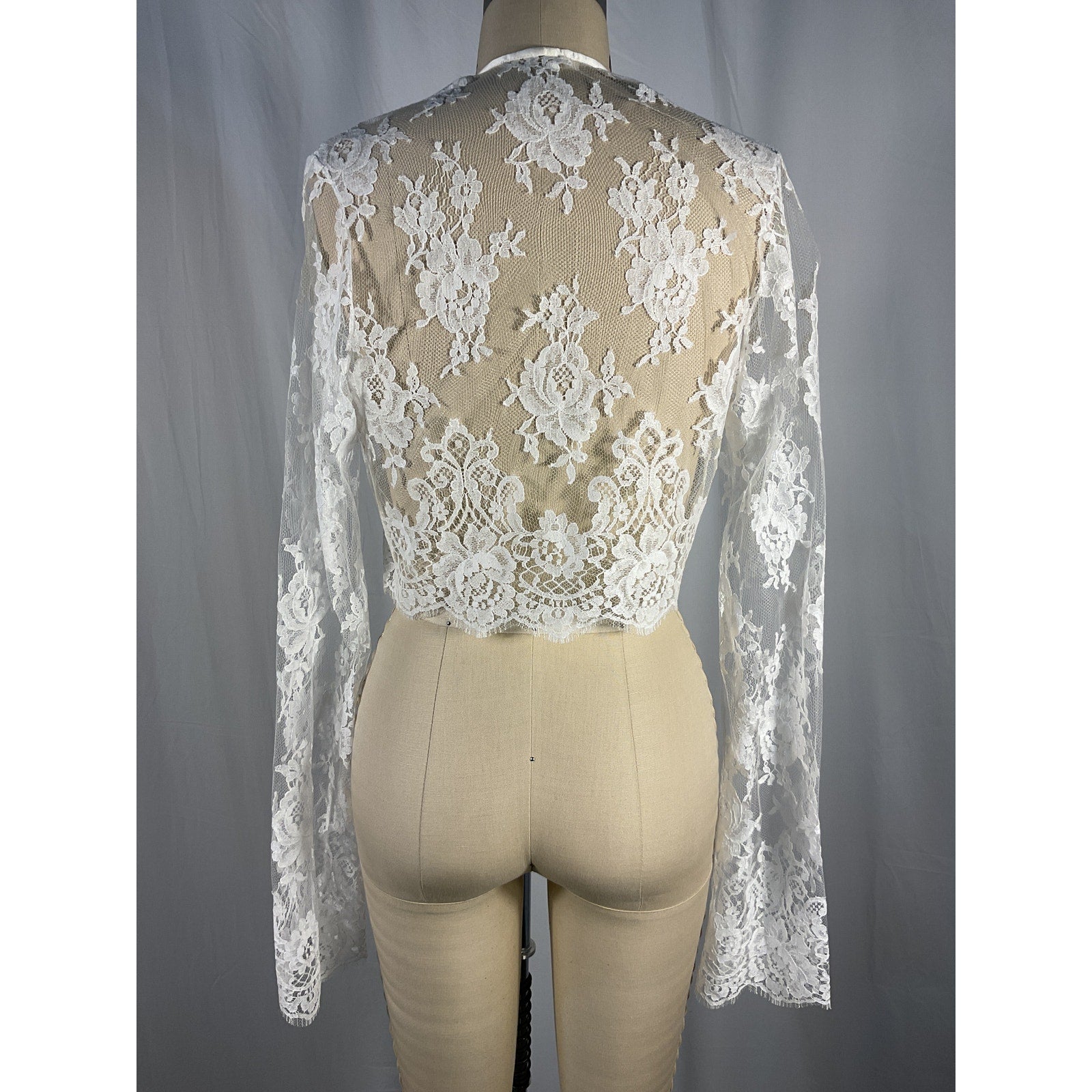 Mirror Palais 'Marilyn' White Cardigan Size XS
