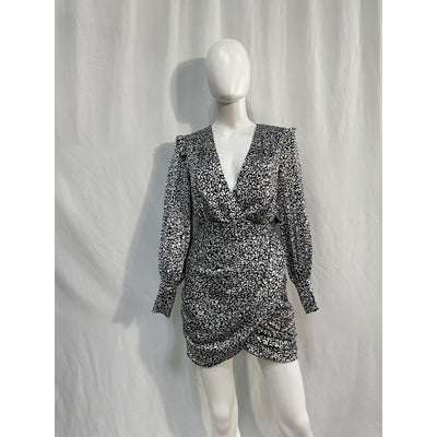 L'Academie 'The Joyce' Black Polyester Mini Dress Size XXS