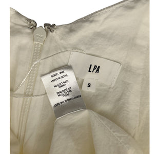 Lpa Halter White Brooke Dress Size S