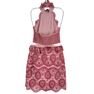 Elliatt Embroidered Pink Ulani Dress Size XS