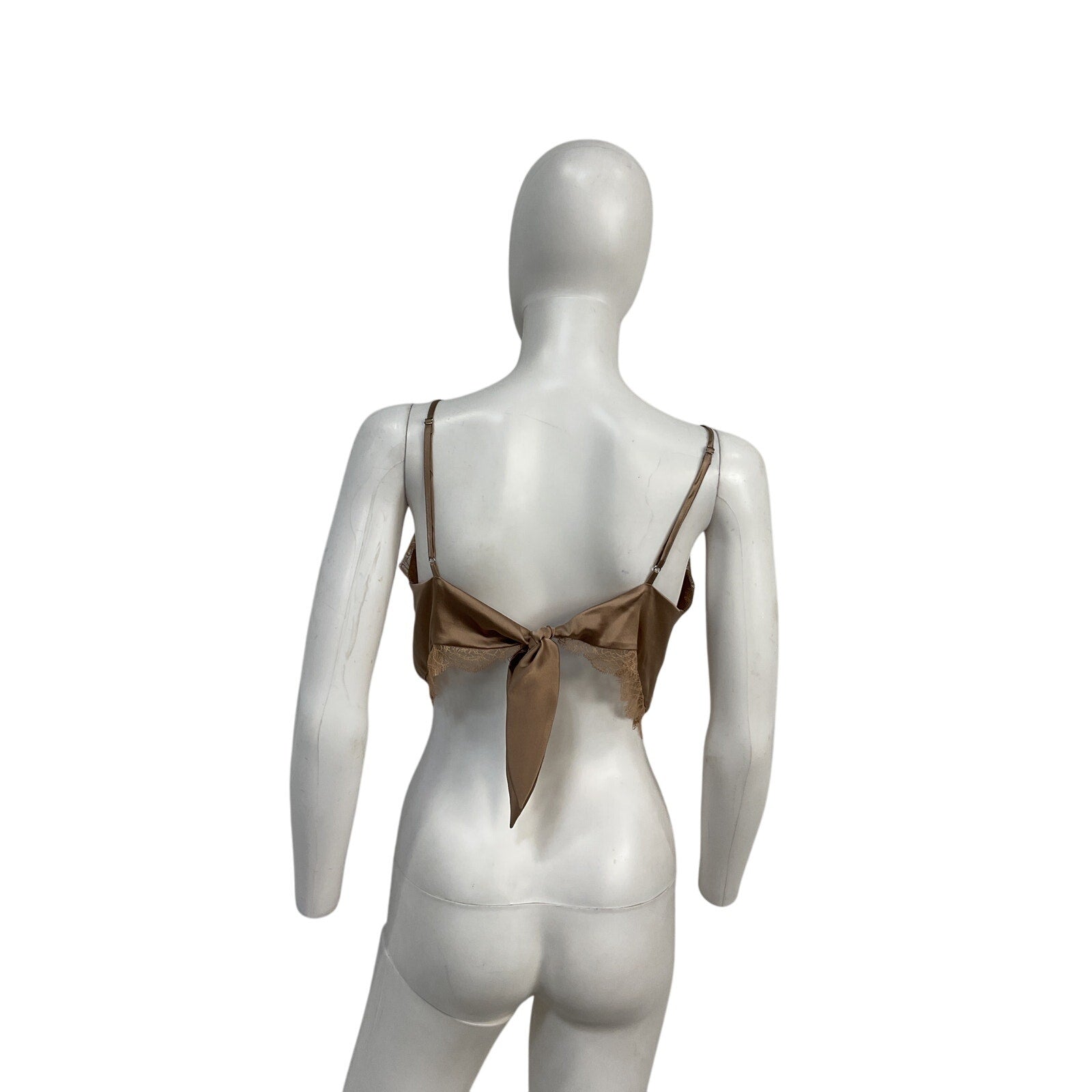 Cami Nyc 'Kia' Brown Silk Cami Top Size M