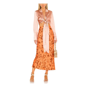 Significant Other 'Emile' Pink Satin Top Size 6