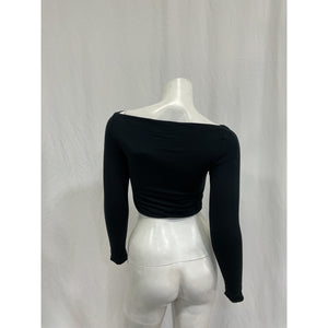 Ser.O.Ya 'Ellis' Black Spandex Top Size M