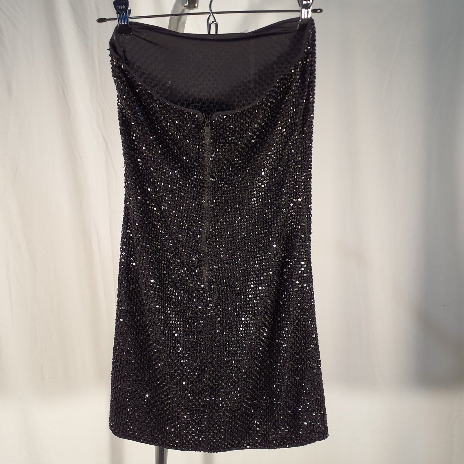 Alice + Olivia 'Leia Embell' Black Strapless Sleeveless Mini Dress Size 2