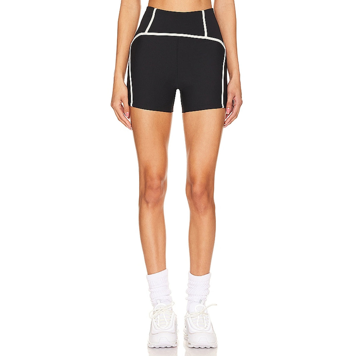 Lspace Ribbed Black Revel Size M Shorts