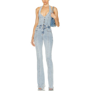 Retrofête Chic Vintage Celeste Cynthia Jumpsuit Size L