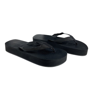 The Row Minimalist Black Dune Flatform Sandals Size 38 IT / US 8