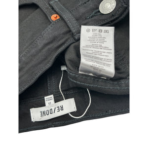 Re/Done Classic Black Originals 90s High Rise Loose Denim Jeans Size 23