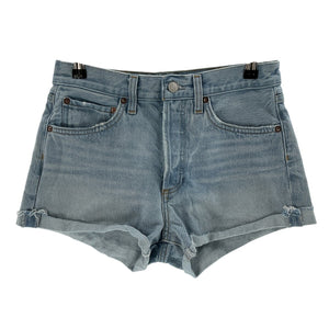 Agolde Relaxed Turquoise Parker Shorts Size 26