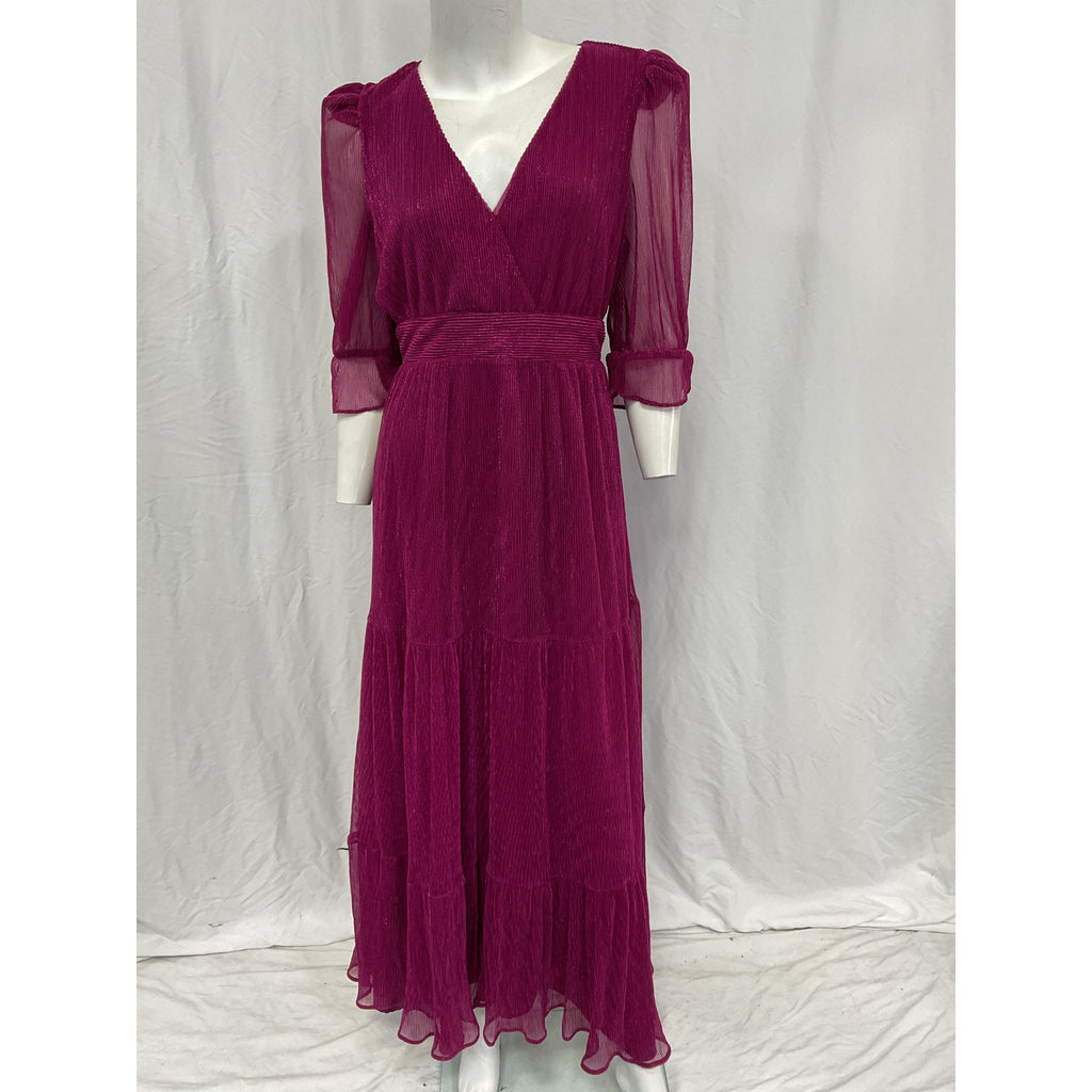 Tularosa 'Jainey' Purple Polyester Maxi Dress Size S