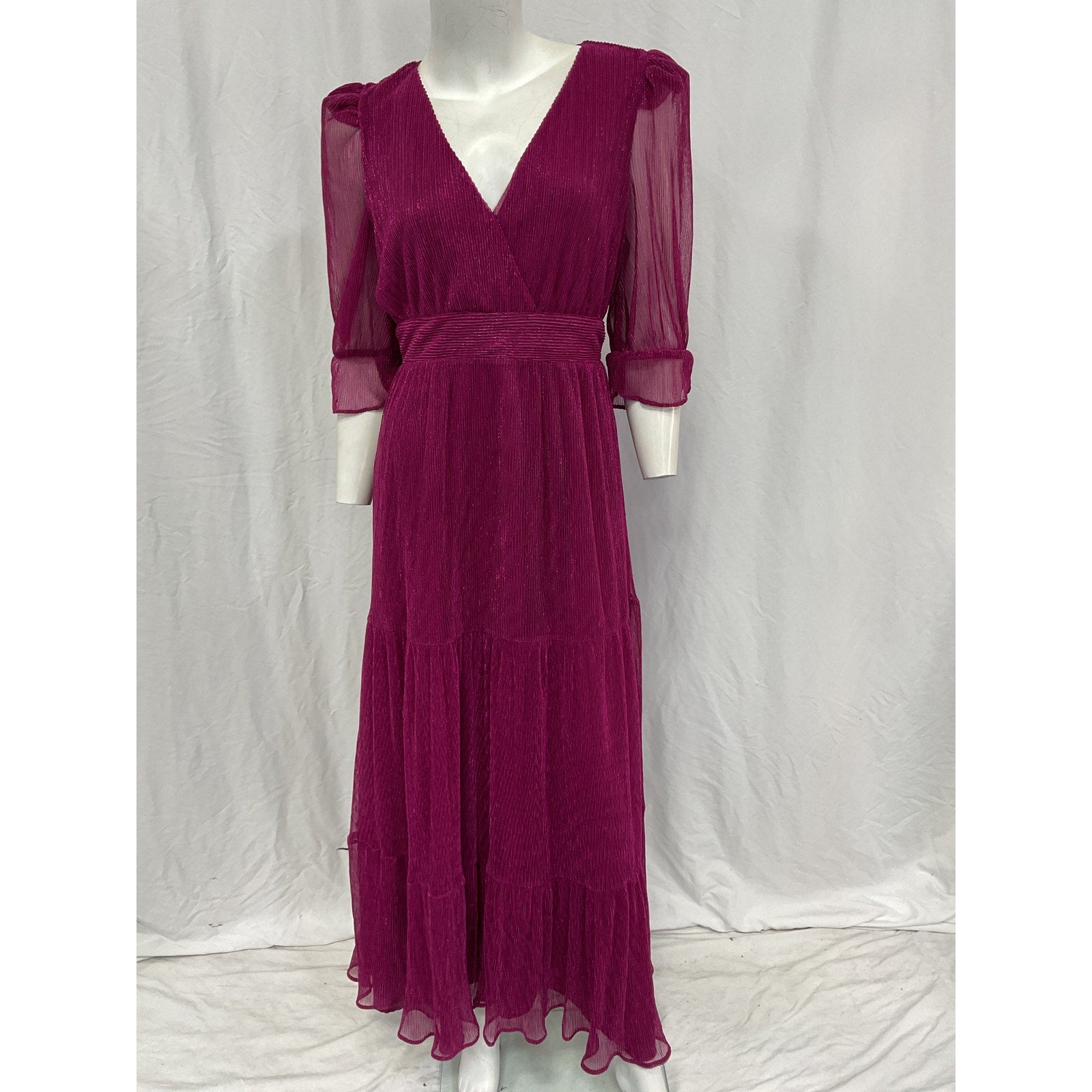 Tularosa 'Jainey' Purple Polyester Maxi Dress Size S