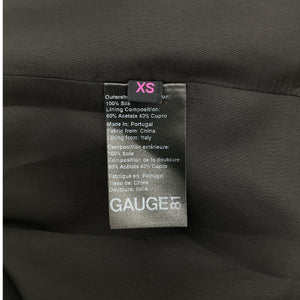 Gauge81 Silky Black Shirt Minidress Size XS