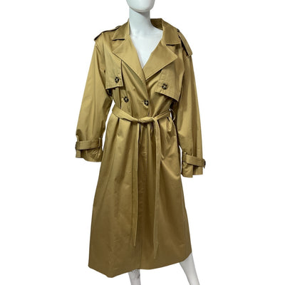 Favorite Daughter Classic Sand Charles Trench Coat Size L NWT