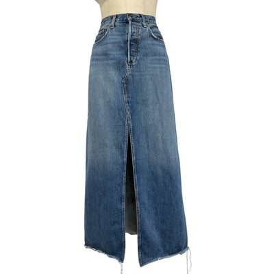 Favorite Daughter High Rise Blue Sadie Denim Skirt Size 29