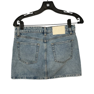 Grlfrnd Classic Riviera Niki Denim Mini Skirt Size 24
