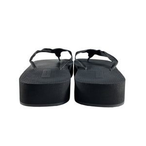 The Row Minimalist Black Dune Flatform Sandals Size 38 IT / US 8