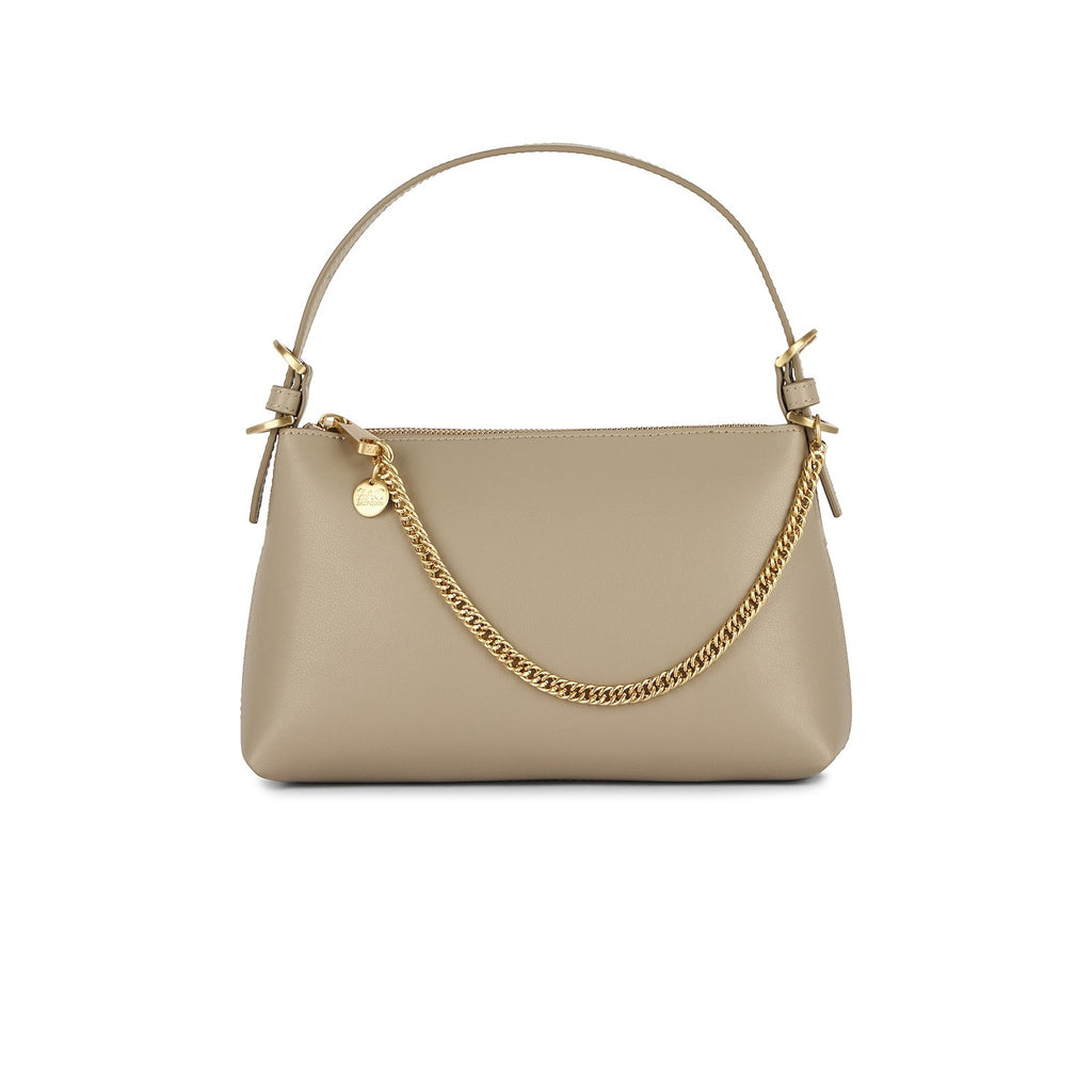 Zac Zac Posen Tan Leather Sip Top Crossbody Bag