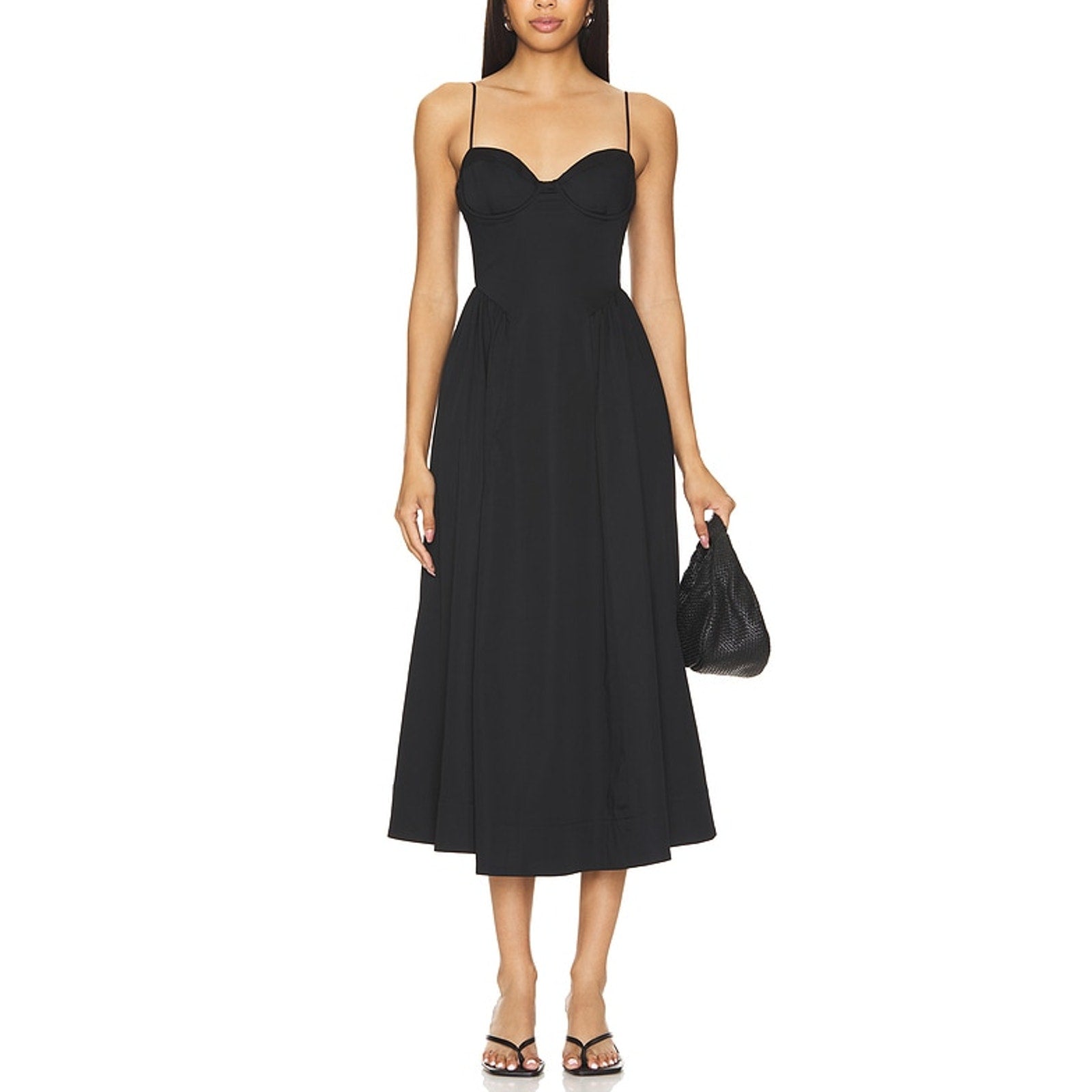Astr The Label 'Bellamy' Black Cotton Dress Size M