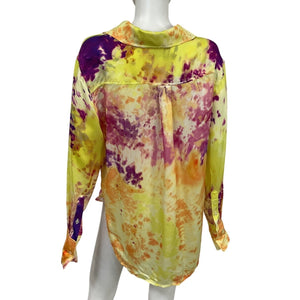 L'Academie Vibrant Yellow Lenae Shirt Size S
