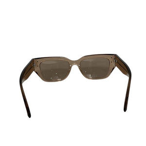Dolce & Gabbana Sleek Taupe Rectangle Frame Sunglasses