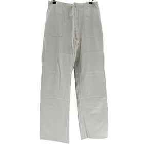 Re/Done 'Beach' White Cotton Pants Size 26