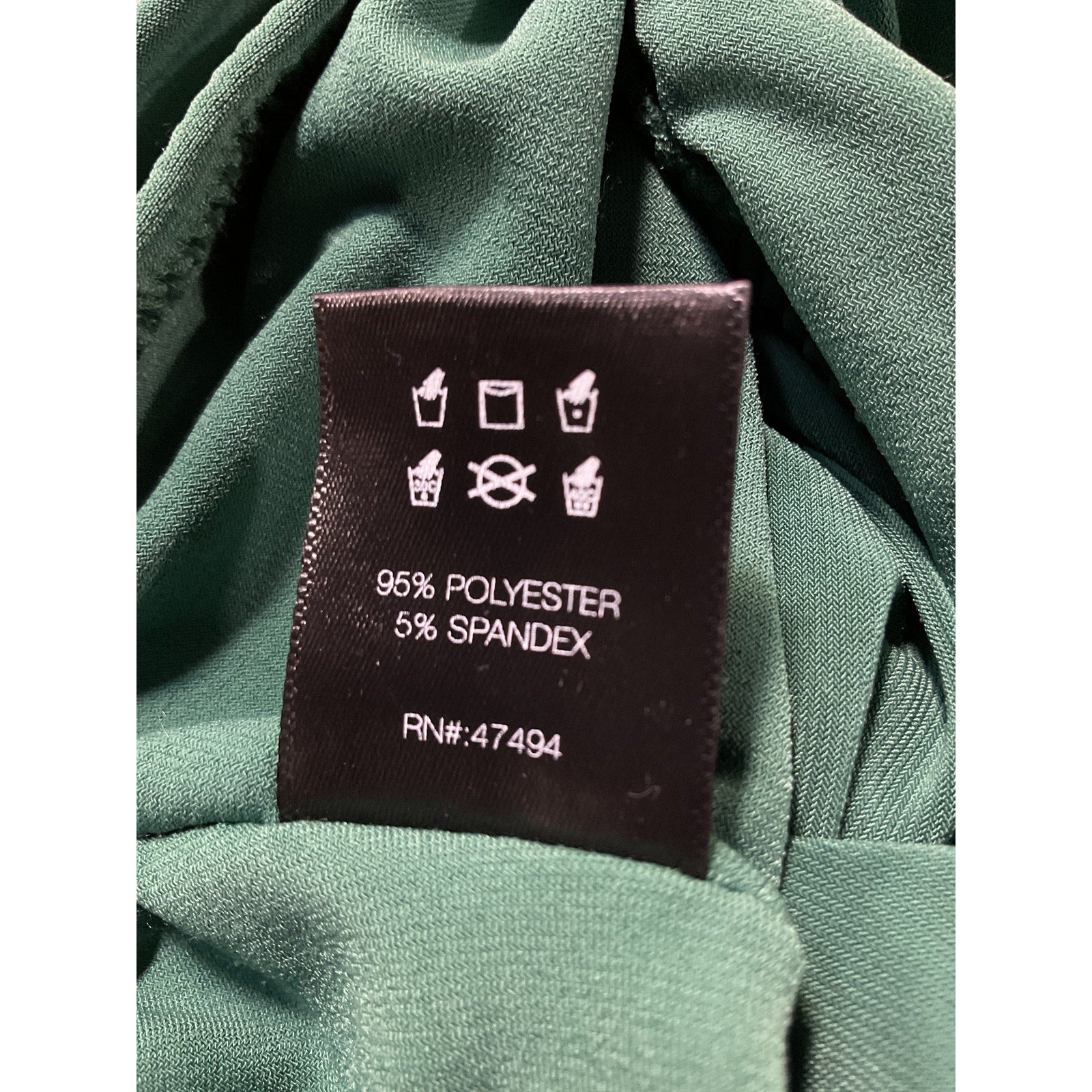 Norma Kamali 'Diana' Green One Shoulder Top Size S