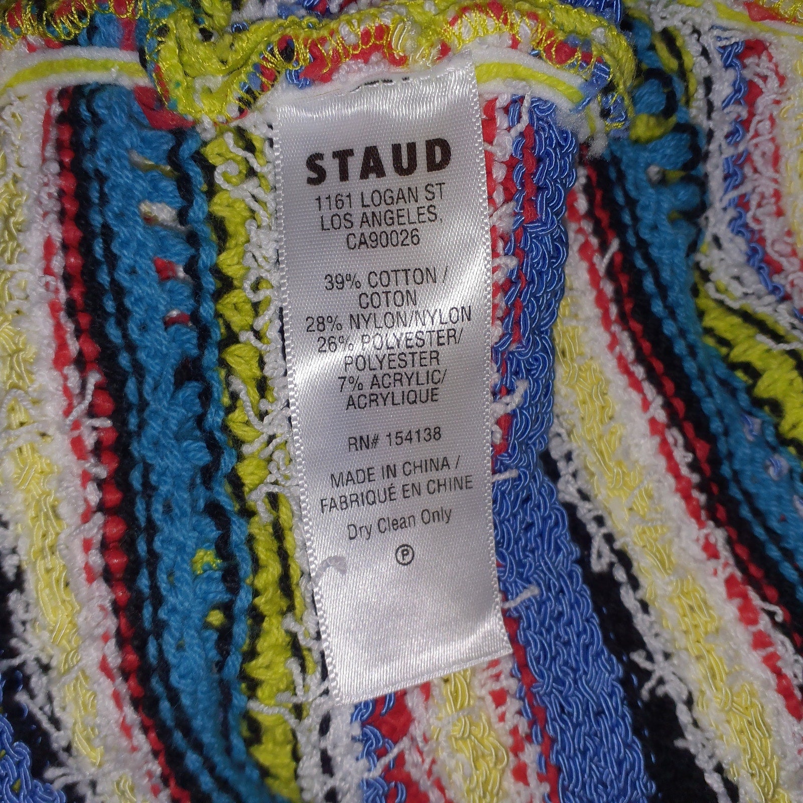 Staud 'Annabella' Blue Halterneck Back Cut Out Dress Size S
