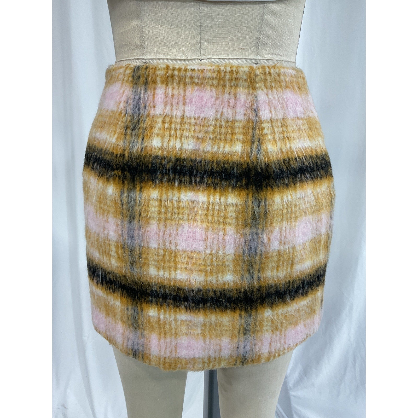 For Love & Lemons 'Rachel' Beige Mini Skirt Size S