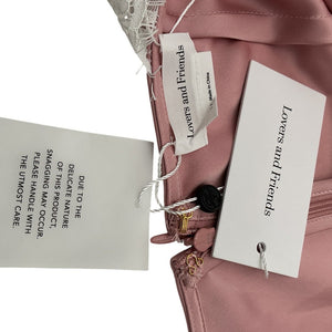 Lovers And Friends Satin Pink Taylor Mini Dress Size L