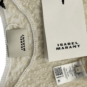 Isabel Marant Stretch Lace Cream Gaelle Top Size 38