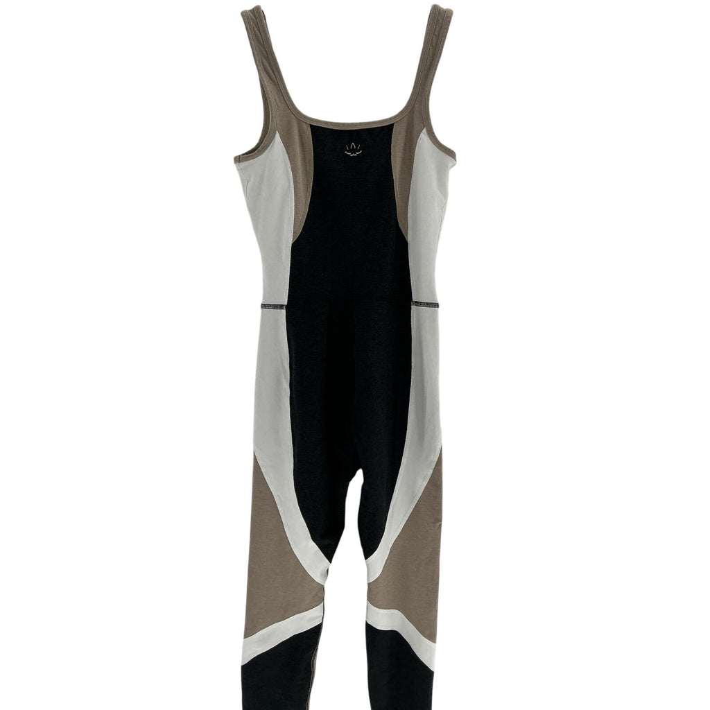 Beyond Yoga 'Spacedye' Black Polyester Outlines Jumpsuit Size S / Petite