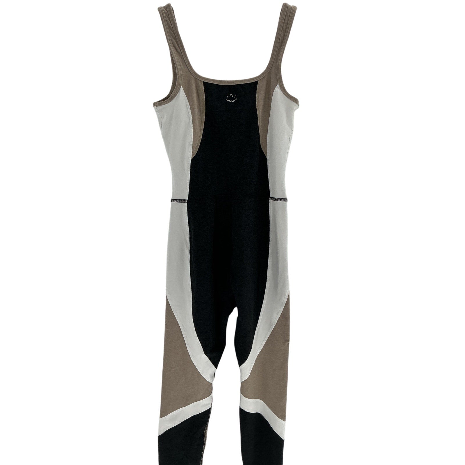 Beyond Yoga 'Spacedye' Black Polyester Outlines Jumpsuit Size S / Petite