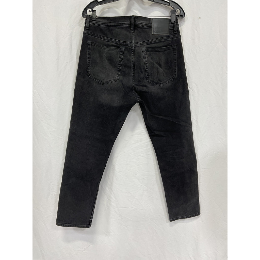 Acne Studios 'River' Black Cotton Denim Jean Size 31 X 30