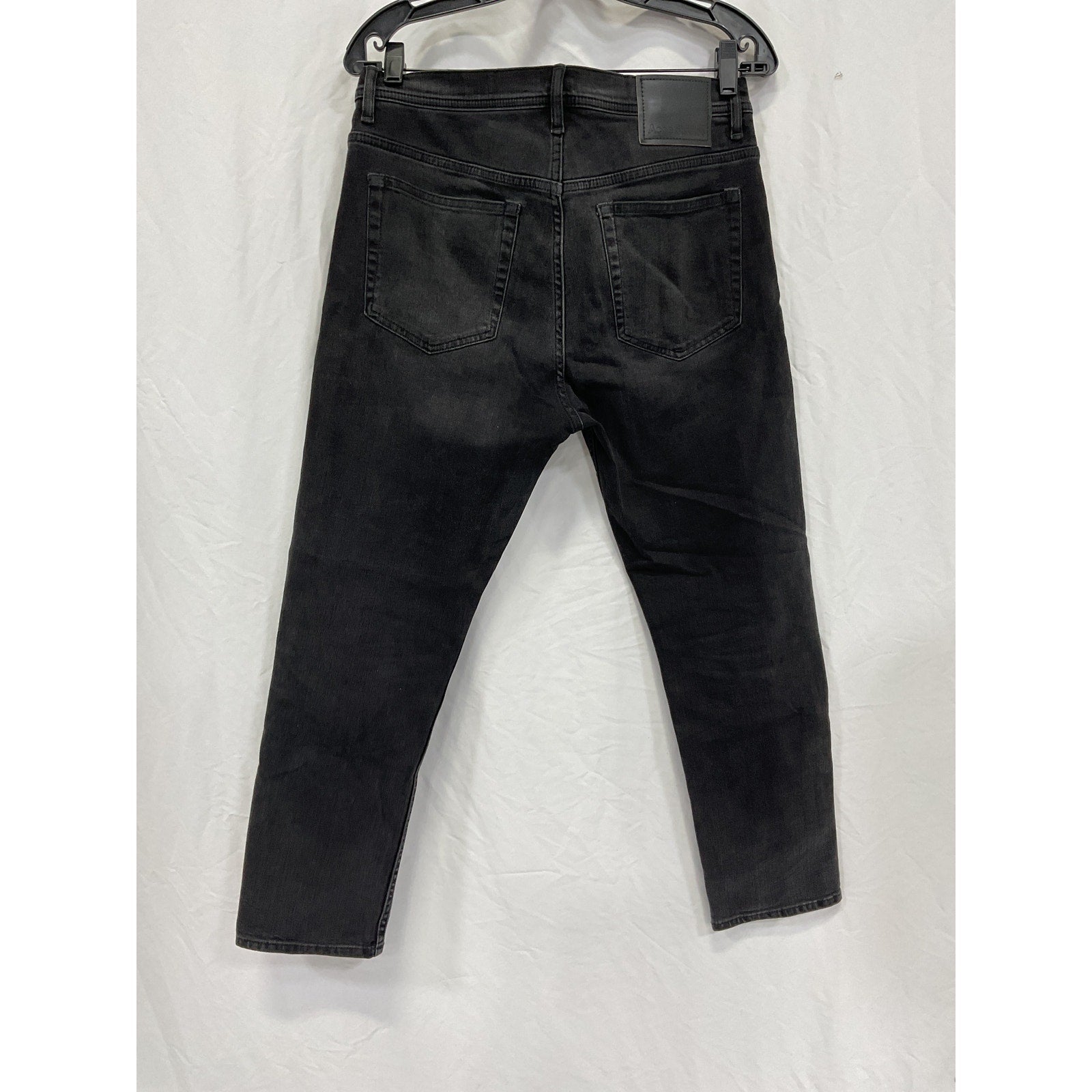 Acne Studios 'River' Black Cotton Denim Jean Size 31 X 30