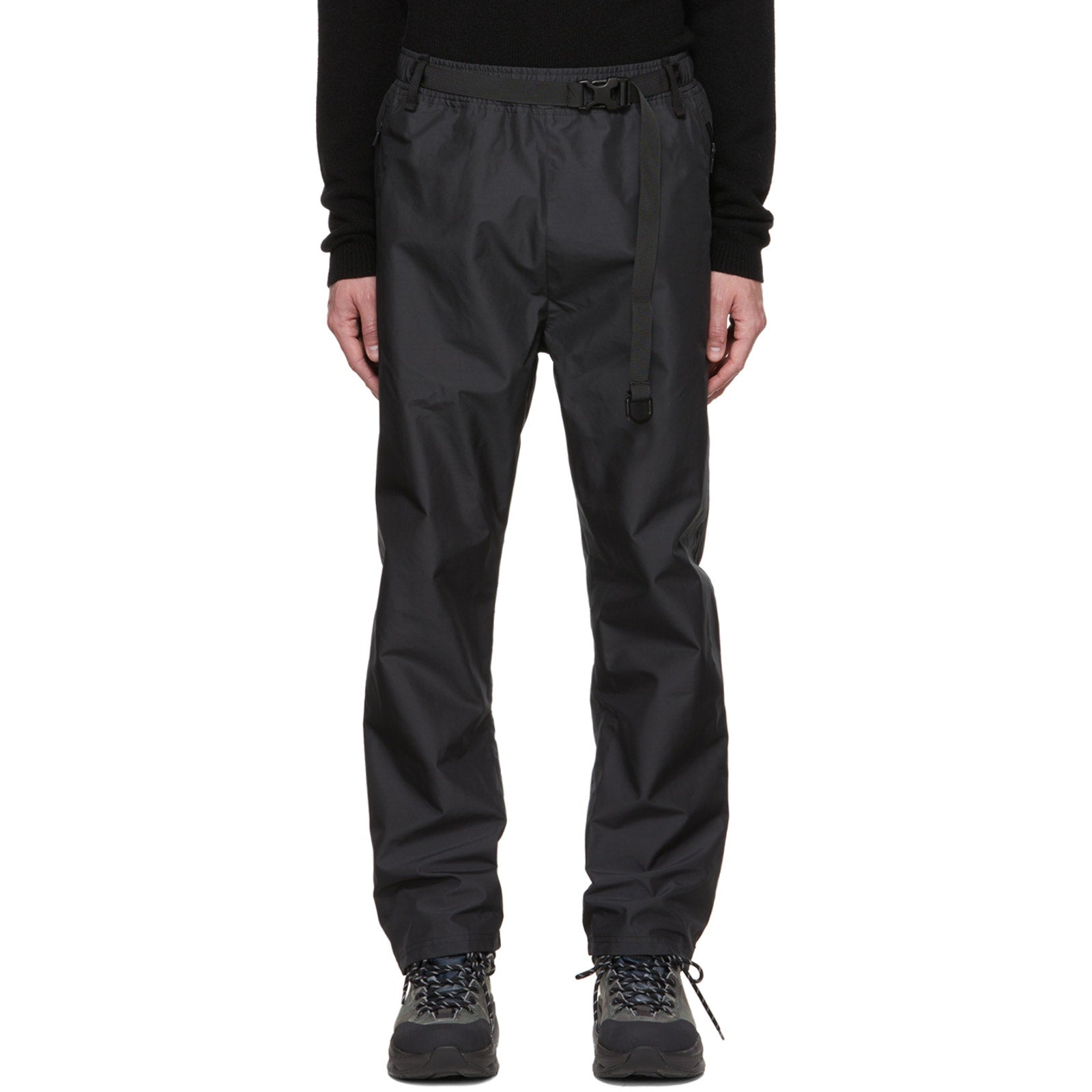 Entire Studios 'Cmc' Black Polyester Trousers Size S