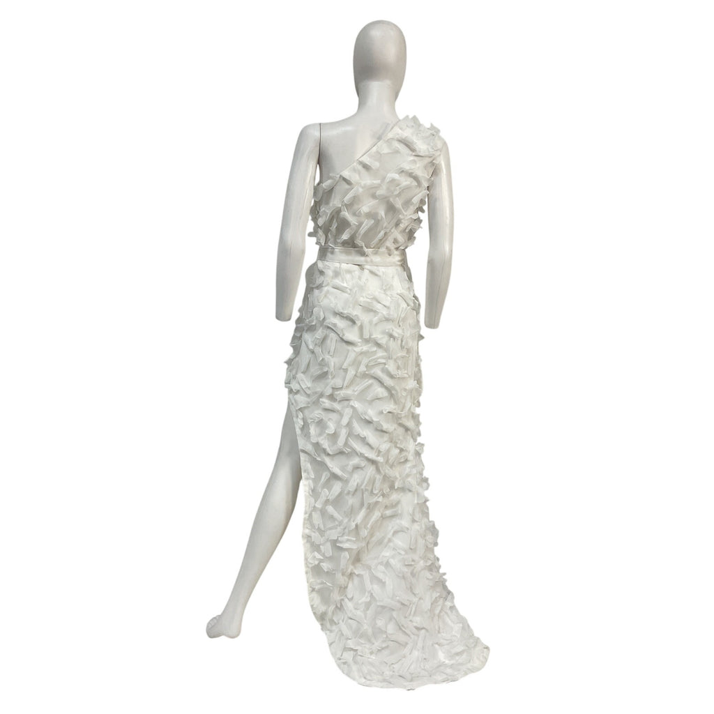 Elliatt 'Marcia' White Mesh Gown Size M