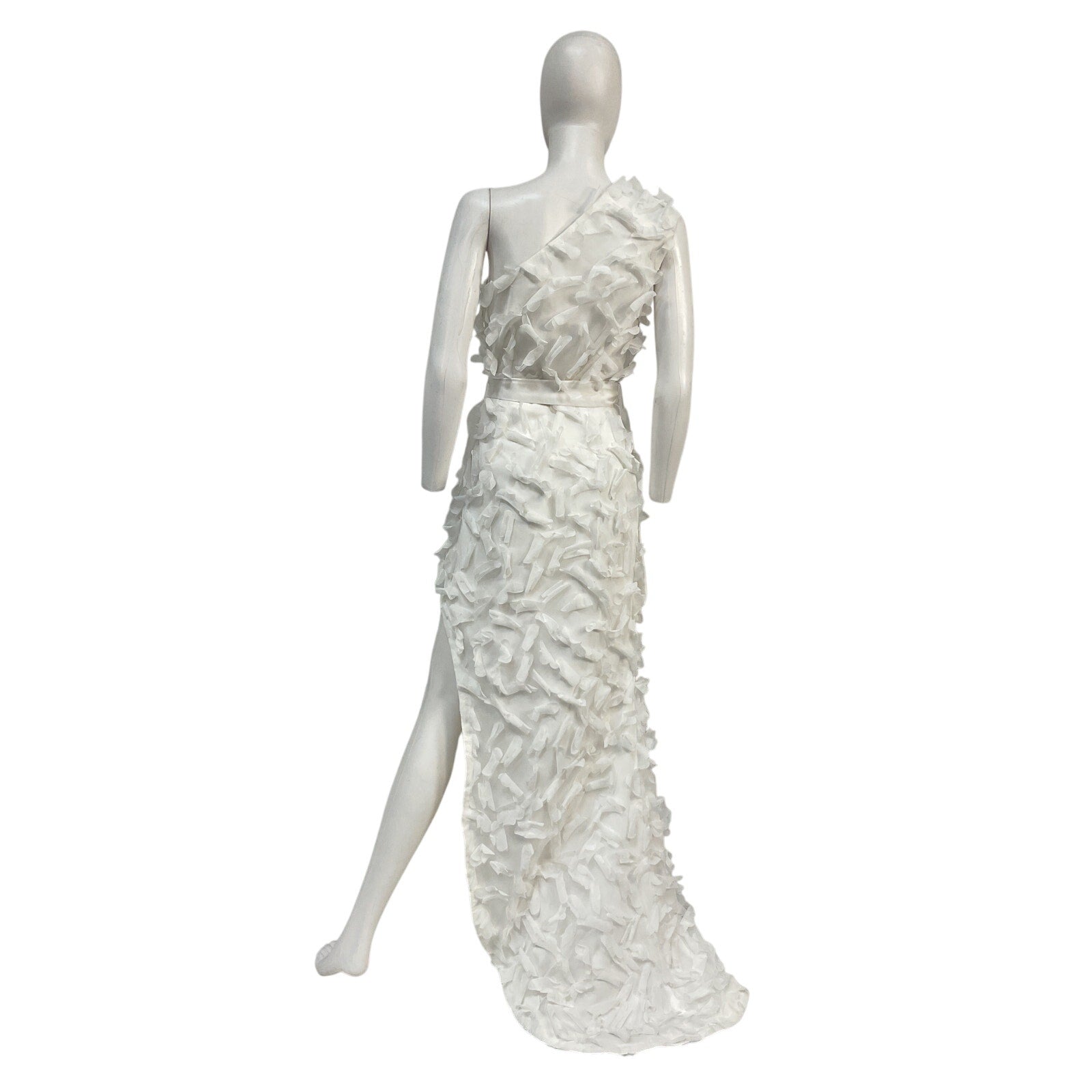 Elliatt 'Marcia' White Mesh Gown Size M