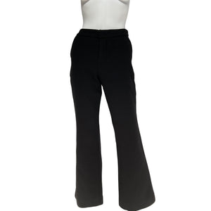 Balmain Black Crepe Wool Lined Pants - Size 4