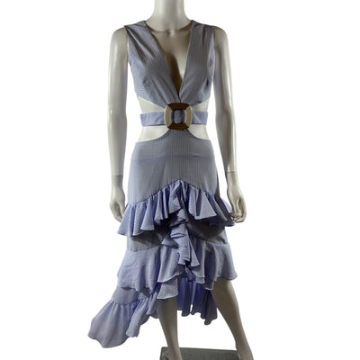 Patbo Cutout Blue Melrose Dress Size 4